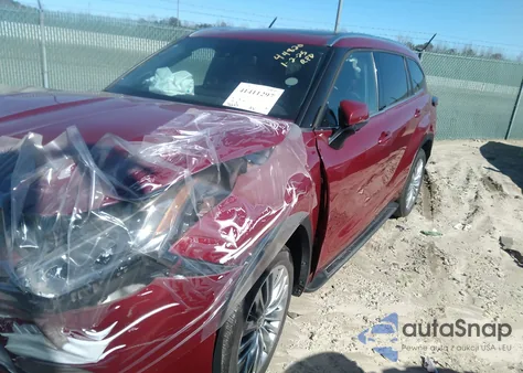 2023 Toyota Highlander Platinum from USA, damaged, VIN 5TDKDRAH0PS037708